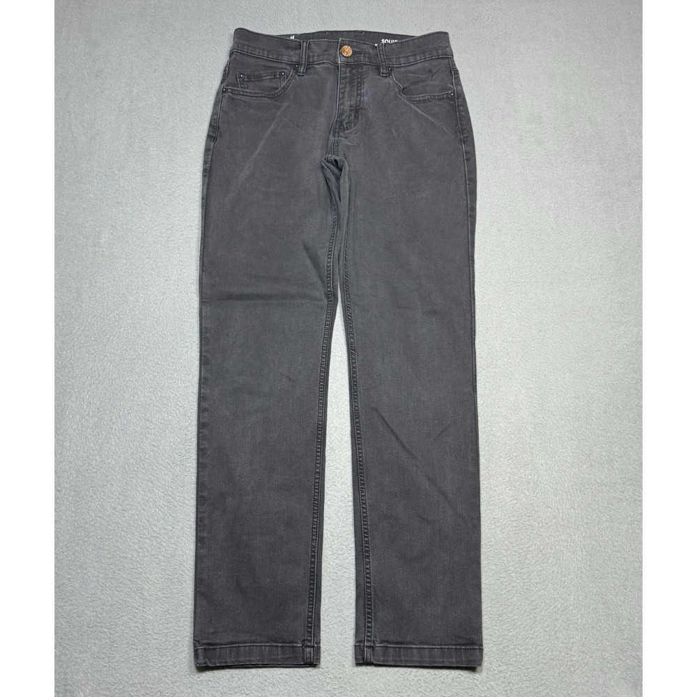 Mugsy Jeans Mens 30x30 Squid Inks Black Straight Leg Stretch Denim